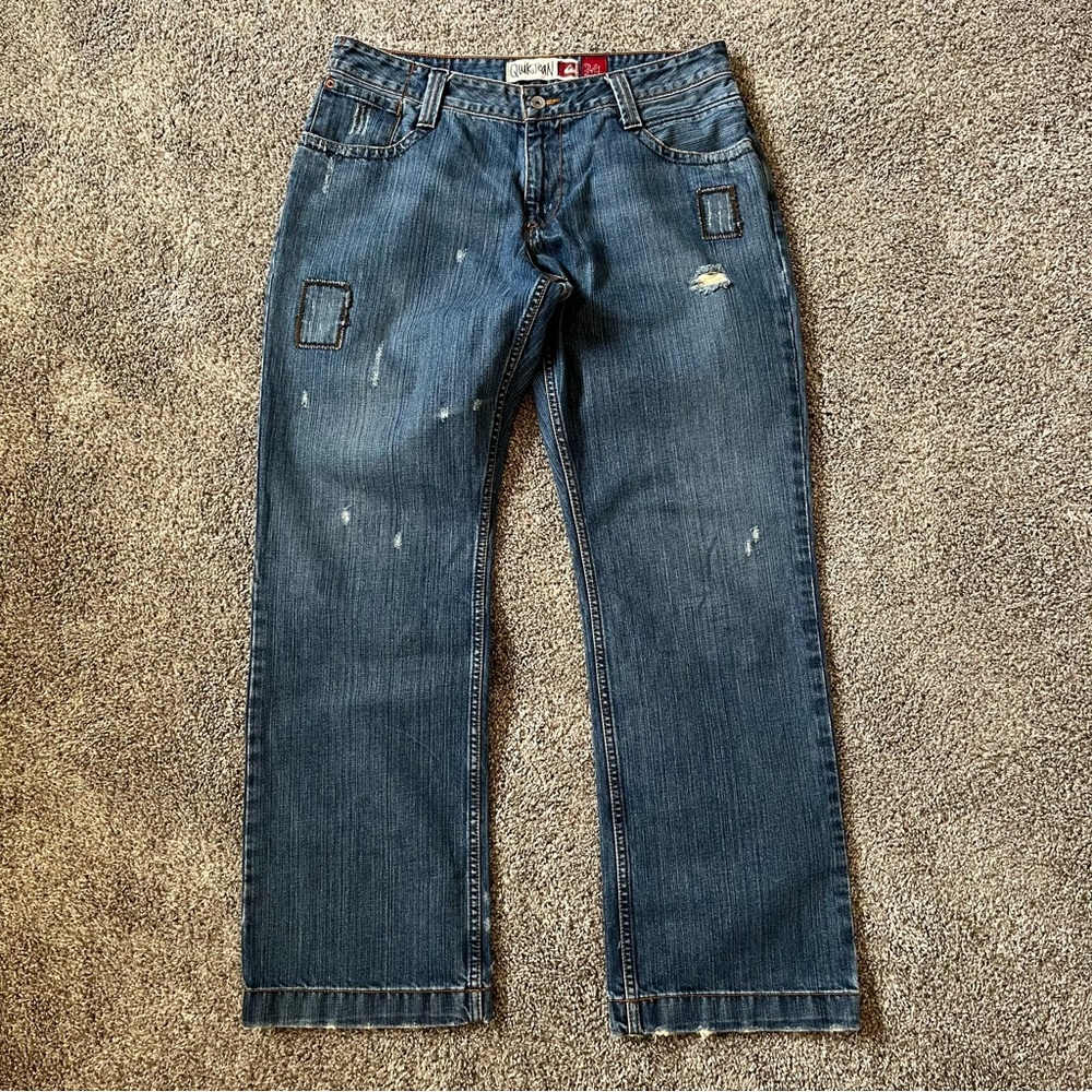 Y2K Quiksilver Relax Baggy Fit Jeans Men’s Size 34x32